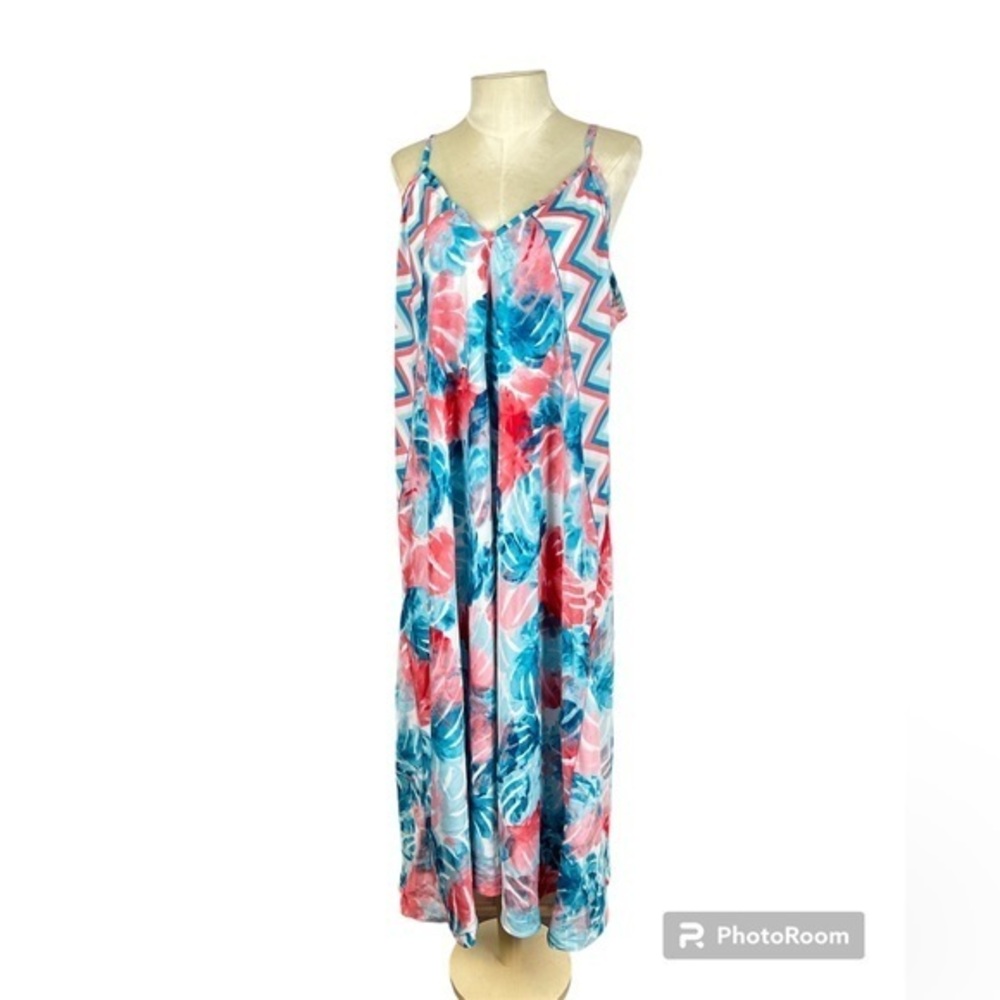 2X cover up dress Shoreline lightweight, semi-sheer Tropical beach cruise